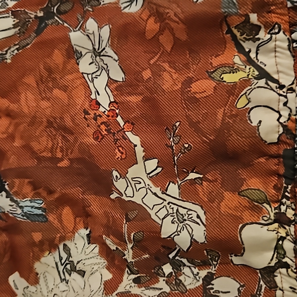 Hemant & Nandita Orange Floral Dress – Size 4 – Stunning Details - Picture 5 of 5